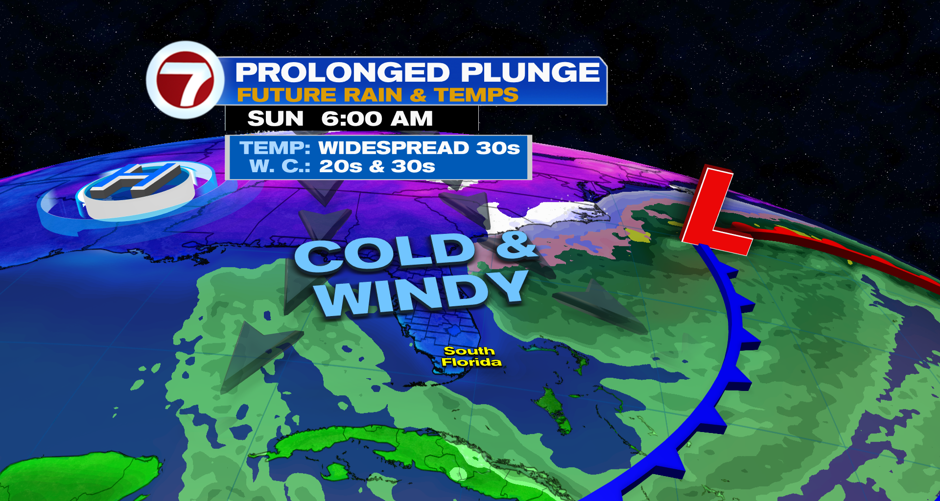 Historic Cold Snap Coming - WSVN 7News | Miami News, Weather, Sports