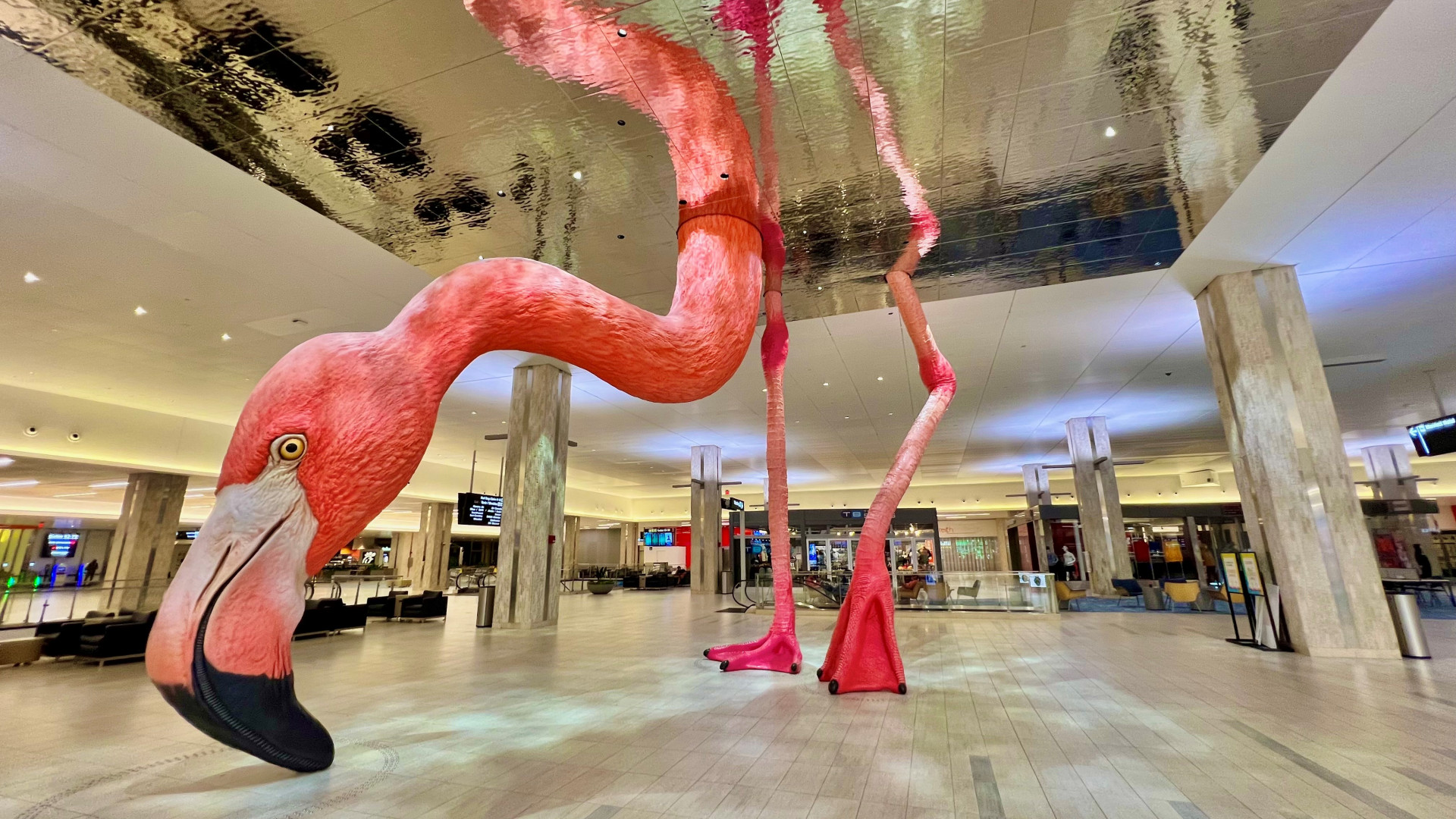 Phoebe "Home" Flamingo Sculpture