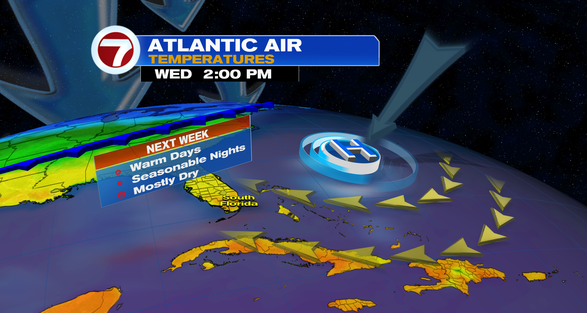 Warmer Week Ahead Despite Front this Sunday - WSVN 7News | Miami News, Weather, Sports