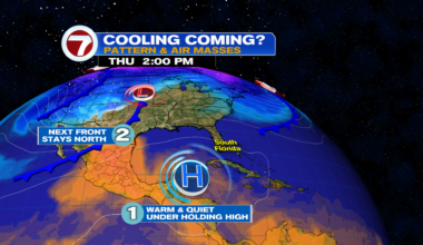 Warm and Overall Quiet Rest of Week - WSVN 7News | Miami News, Weather, Sports
