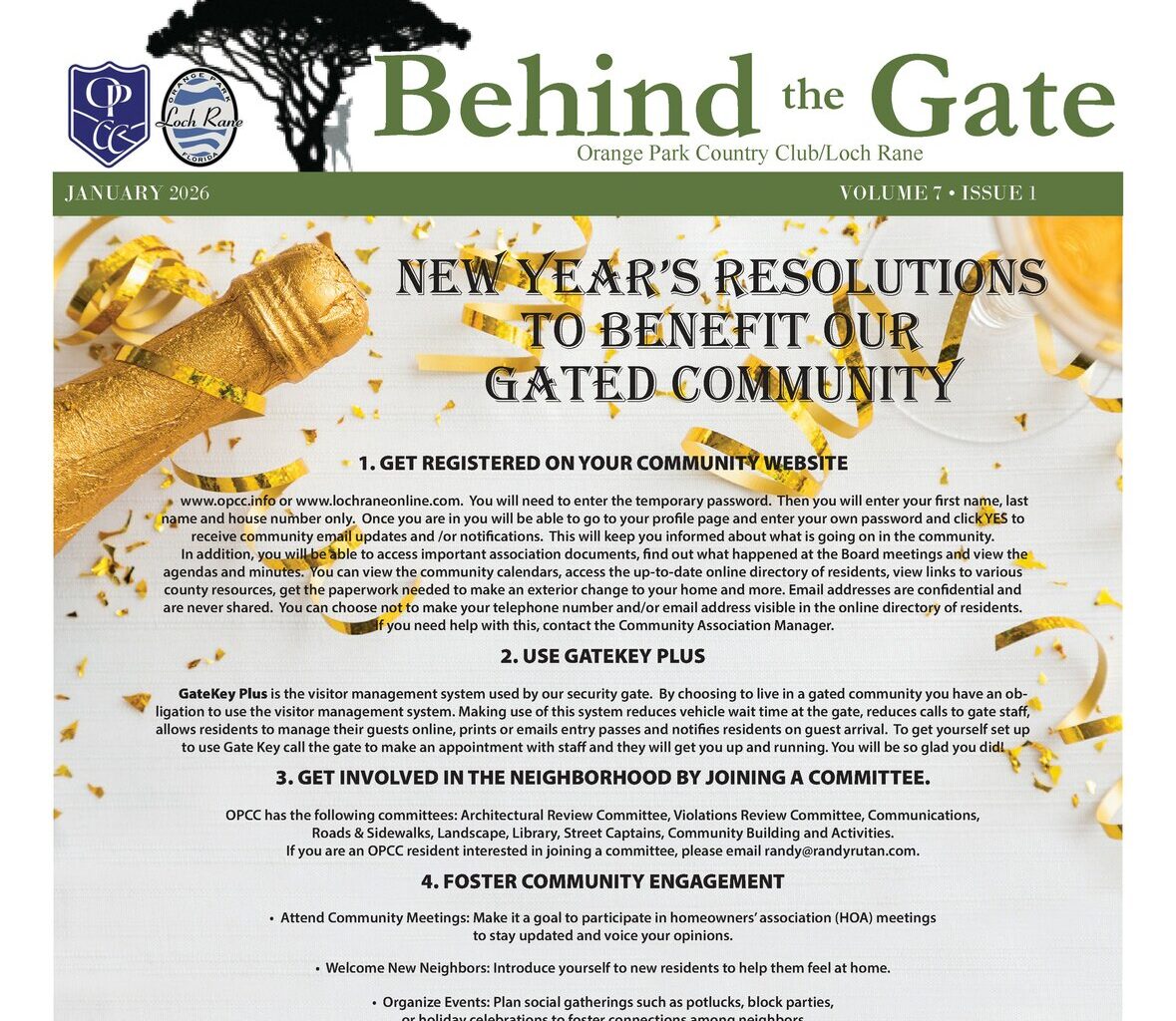 Orange Park Country Club January 1, 2026