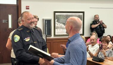 Shawn Hines was sworn in as the Chief of Police at Green Cove Springs.