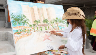 21 Hollywood’s topping off ceremony