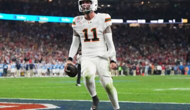 Miami heading home for shot at national title after beating Ole Miss 31-27 in Fiesta Bowl :: WRAL.com