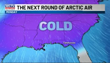 Severe threat ends, cold air rushes in