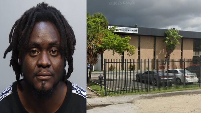 Man accused of stealing car flees into Opa-locka building where students were present