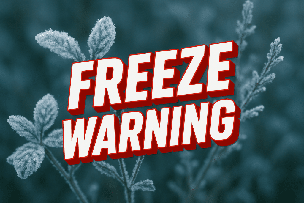North Florida - Freeze Warning: Temps Drop to 24 Degrees; Alert Active Until 9AM Monday
