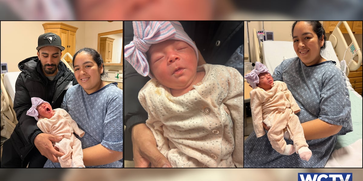 Tallahassee family rings in New Year with new baby