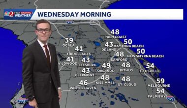 Warmer temps for Central Florida this week