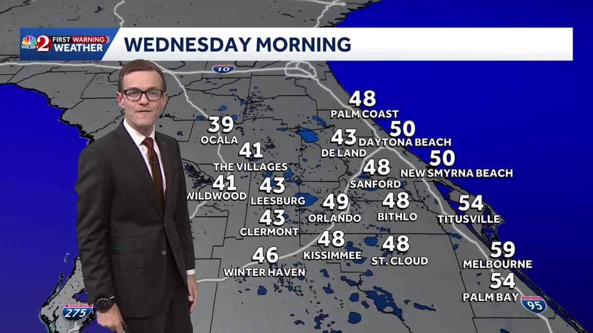 Warmer temps for Central Florida this week