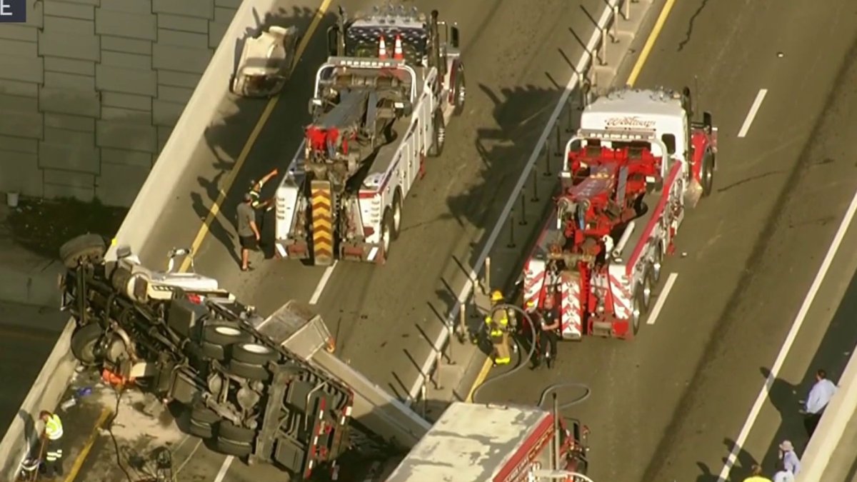 Tractor-trailer involved in rollover crash on State Road 84 in Fort Lauderdale – NBC 6 South Florida