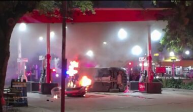 Video shows fiery crash at gas station in Hialeah – NBC 6 South Florida
