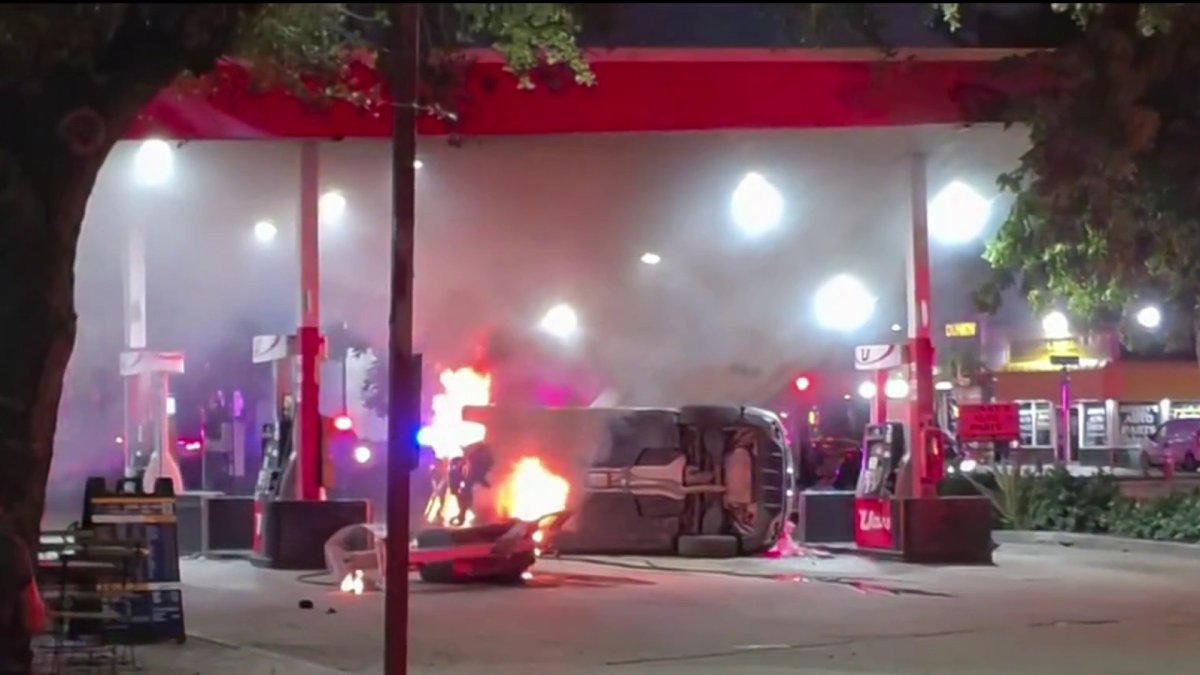 Video shows fiery crash at gas station in Hialeah – NBC 6 South Florida