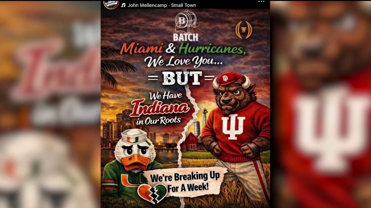 Brickell bar ‘breaking up’ with Miami to support the Hoosiers – NBC 6 South Florida