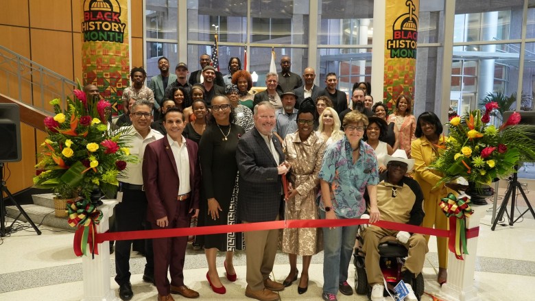 The City of Orlando's Black History Month Art Exhibition opening reception in 2025.
