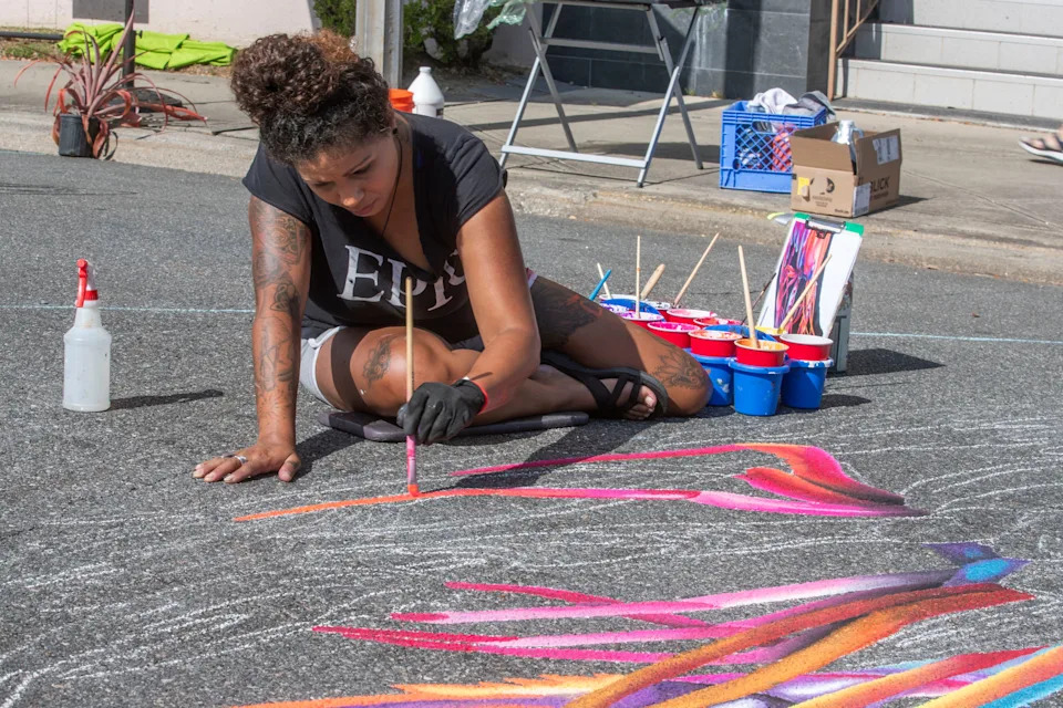 In Downtown Tallahassee, thousands of people strolled through the 25th annual Chain of Parks Art Festival that featured street art, live entertainment and more on Saturday, April 26, 2025.