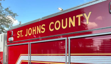St. Johns Fire Rescue dedicates fallen firefighter memorial