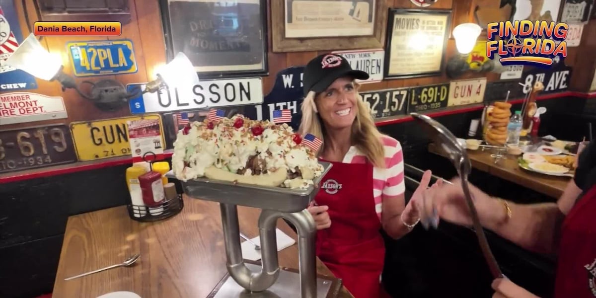 Fort Lauderdale's Jaxson's serves up nostalgia with famous Kitchen Sink dessert since 1956