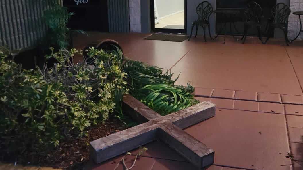 Florida church vandalized after incident during Sunday service