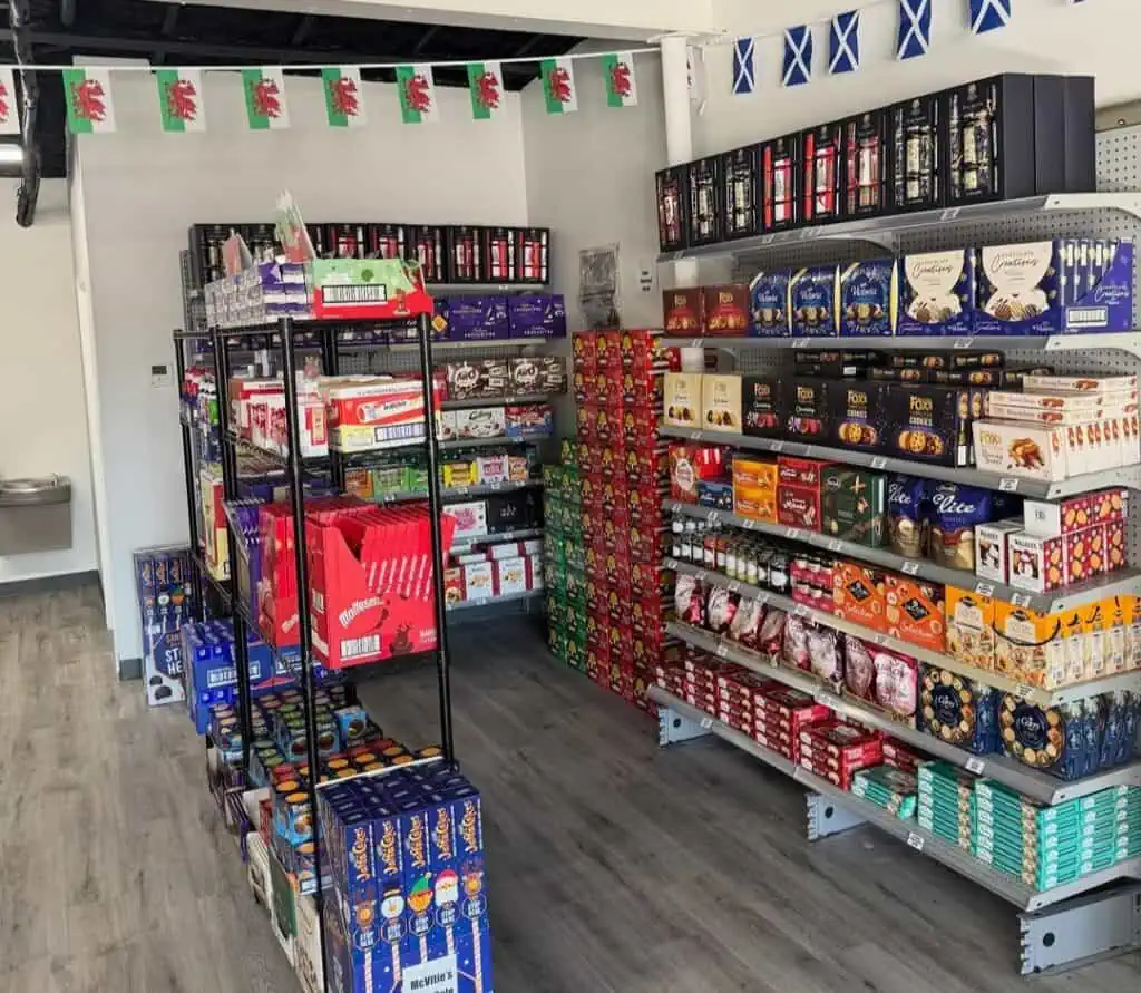 Snacks at The Wee British Shop