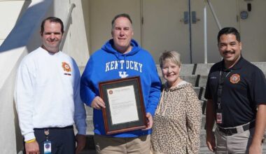 Florida man honored for saving child from drowning