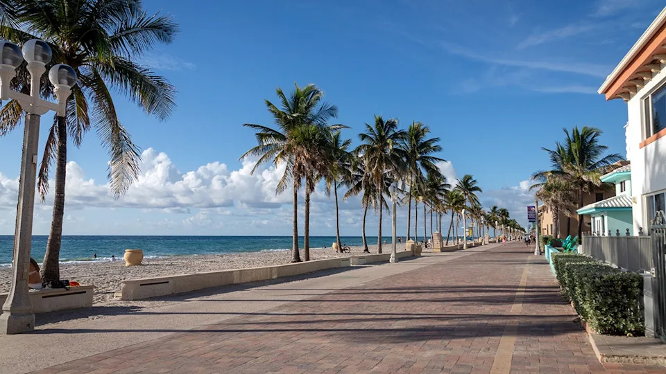 Hollywood Beach in Florida