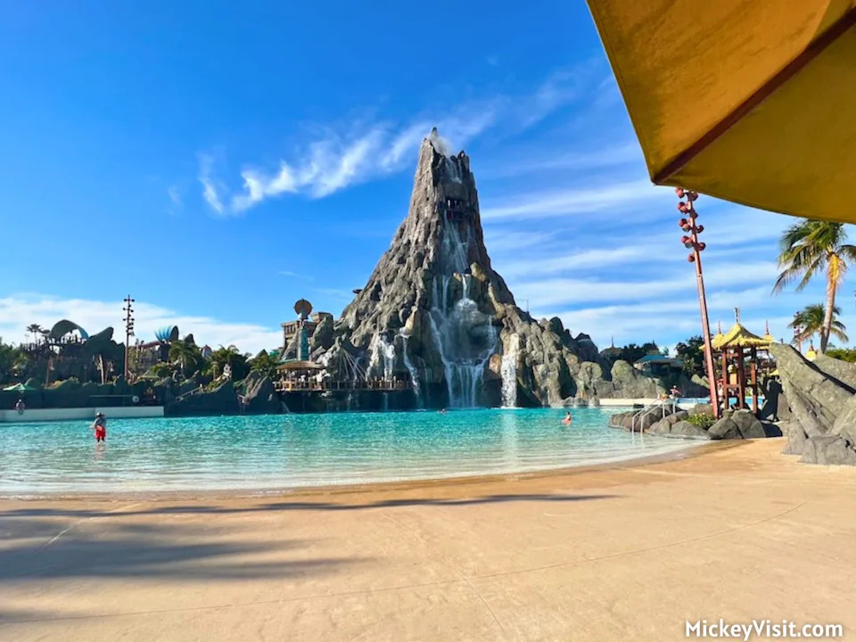 Universal Volcano Bay beach