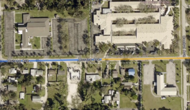 Construction begins for new sidewalk for Fort Myers Middle School students | Lee County