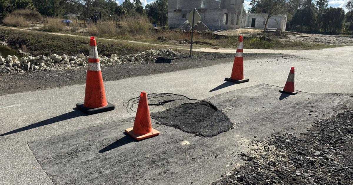 Alva families fear road collapse after utility work | Lee County