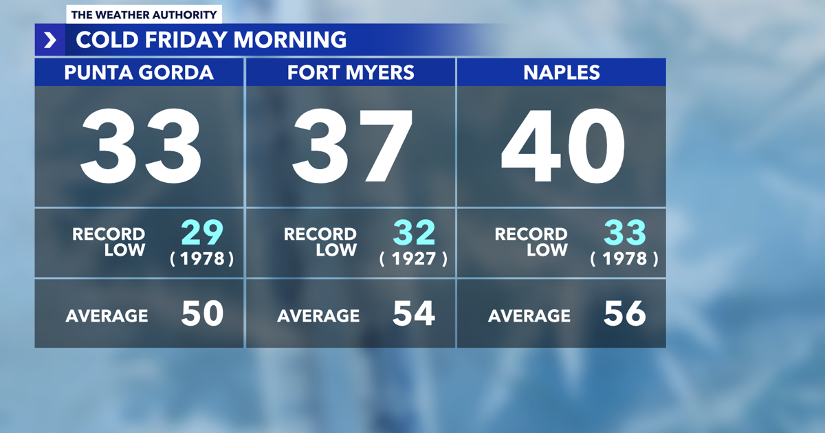 Locals and visitors react to rare Southwest Florida cold snap | State