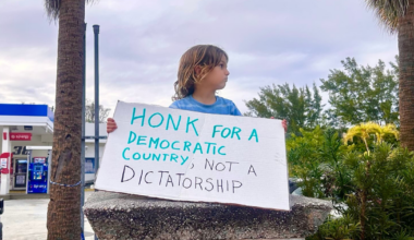 Key Biscayne stands in protest | Key Biscayne