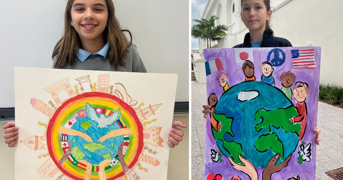 Winners of Lions International Peace Poster Contest 2025-2026 | Key Biscayne