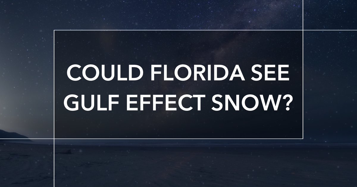 The science behind Florida’s gulf effect snow chance | Weather Explainers