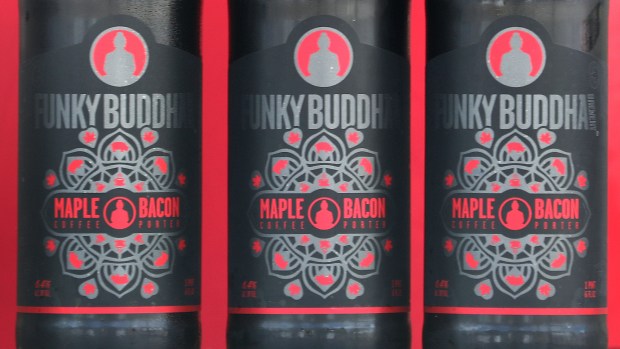 People enjoyed a variety of beers at the Funky Buddha Brewery's annual Maple Bacon Coffee Porter Fest. Mike Stocker, South Florida Sun-Sentinel