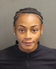 booking photo for Sha’Carri Richardson. (Orange County Sheriff's Office)
