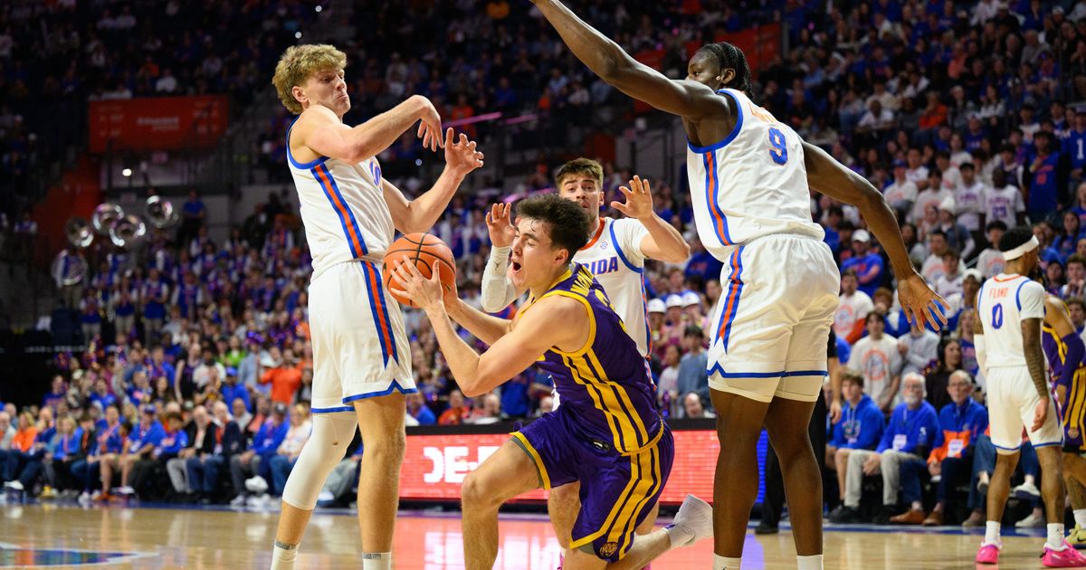 Rueben Chinyelu's fourth consecutive double-double helps No. 16 Florida beat LSU 79-61 :: WRAL.com