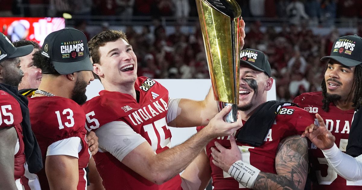 Indiana completes undefeated season and wins first national title, beating Miami 27-21 in CFP final :: WRAL.com