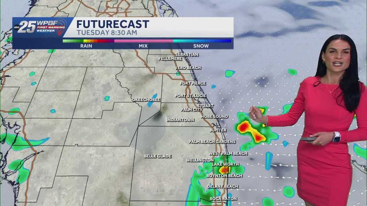 Strong cold front moves across Florida end of week