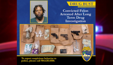 Convicted felon facing multiple drug charges after long-term drug investigation by JSO