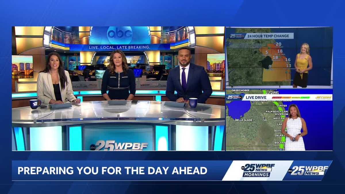 Warm-up with slight shower chances for South FL