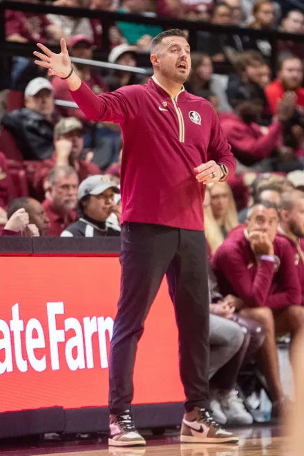 The Florida State Seminoles and Duke Blue Devils are tied 42-42 at the half on Saturday, Jan. 3, 2025.