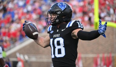 Miami hosts Duke star WR Cooper Barkate on visit