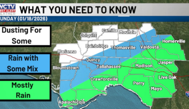 Rain chances ramp up Saturday night