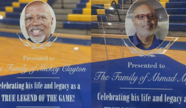 Local basketball legends honored, remembered ahead of Rickards girls hoops game