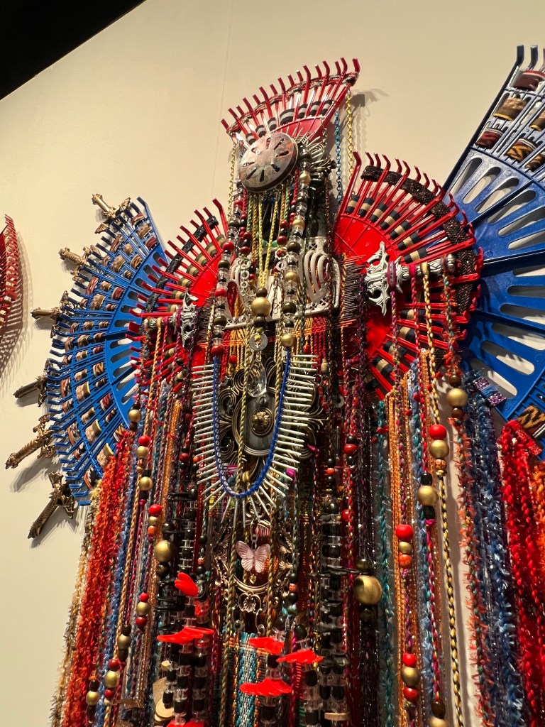 A detail of Anne Samat's The Unbreakable Love.