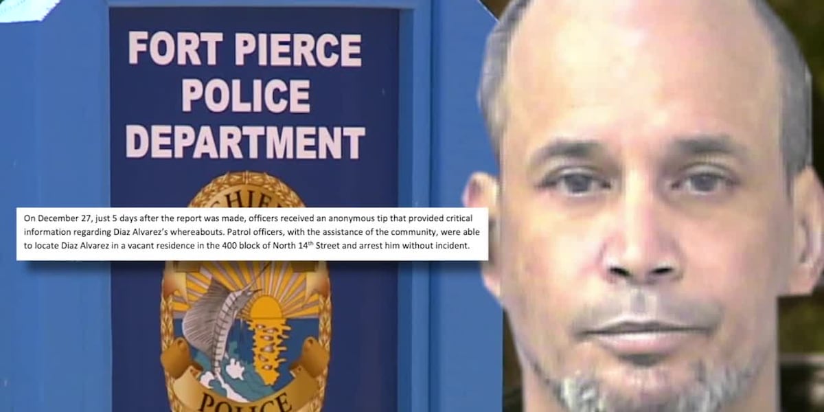 Registered sex offender arrested for violent home invasion involving 3 children in Fort Pierce