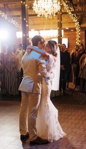 Ariana Rachel Gorman and Joshua Bailey Gorman share their first dance. Photo by Jennifer Sampson