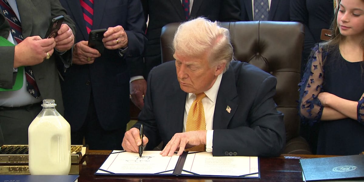 Jacksonville residents react after Trump signs bill allowing whole milk back in schools