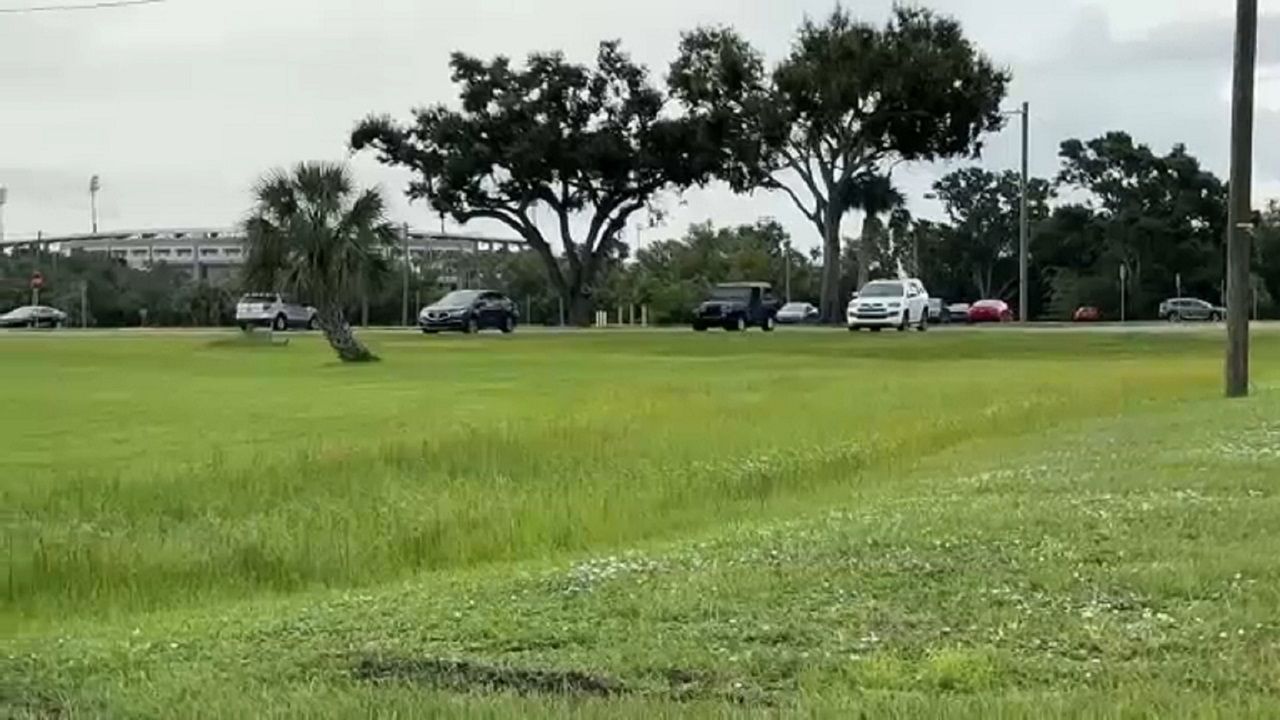 The new ownership group of the Tampa Bay Rays is potentially interested in a piece of the land adjacent to Hillsborough College, on Dale Mabry Highway across from Raymond James Stadium. (Spectrum News image)
