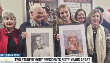Family members share student body president title sixty years apart